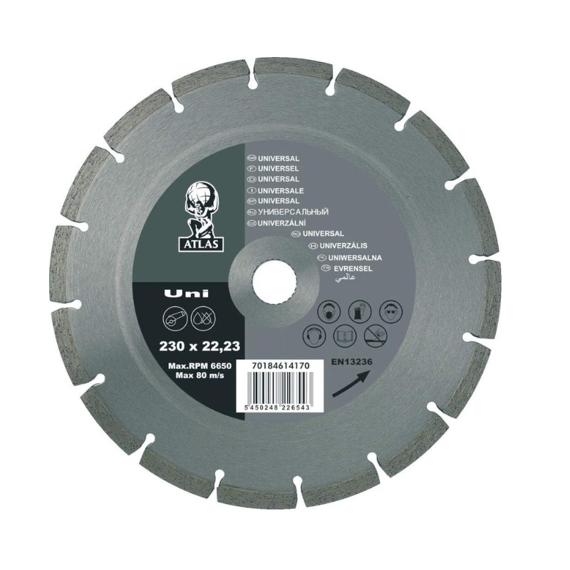 NORTON DISC DIAMANTAT ATLAS UNI 230X22.23