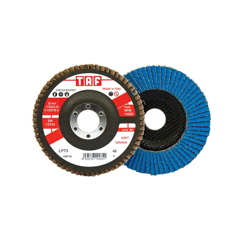 DISC LAMELAR ZIRCONIU-CERAMIC 115X22 GR40 TAF